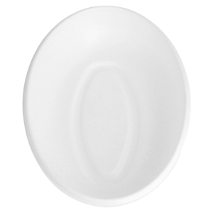 ASSIETTES OVALES 'BIONIC' 20,3x13,5x4 CM BLANC BAGASSE x 50 unités – Image 3