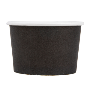 POTS À GLACES 120 ML NOIR CARTON X 50 UNITES – Image 3