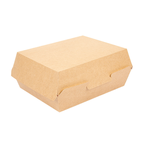BOÎTES "LUNCH BOX"  NATUREL CARTON ONDULÉ NANO-MICRO x 50 unités