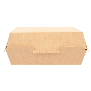 BOÎTES "LUNCH BOX"  NATUREL CARTON ONDULÉ NANO-MICRO x 50 unités – Image 5