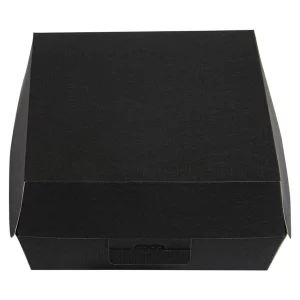 BOÎTES HAMBURGER (XL WIDER) NOIR CARTON ONDULÉ NANO-MICRO X 50 UNITES – Image 4