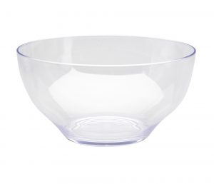 Saladier transparent 24 cm acrylique