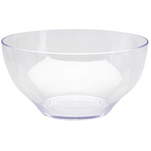 Saladier transparent 24 cm acrylique