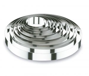 Cercle à tarte rond 10 x 3.5 cm