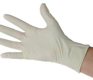 GANT LATEX BLANC NON POUDRÉ TECHLINE ESSENTIAL TAILLE L BOÎTE X100