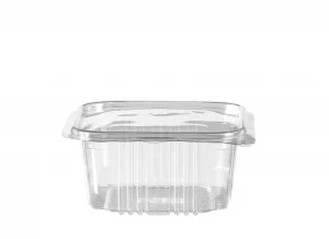 Barquettes et couvercles cristal 500 cc x 50 unités