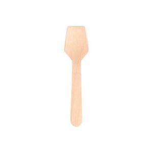 Cuillère à glace en bois naturel 9,5 cm - 100 pcs
