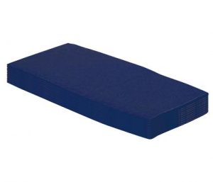 Serviettes 2 plis tendance 1/8ème 38 x 38 cm bleu vif x 50 unités
