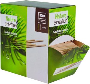 Spatule En Bois 11 cm Boîte Distributrice de 5000 agitateurs