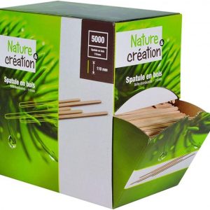 Spatule En Bois 11 cm Boîte Distributrice de 5000 agitateurs