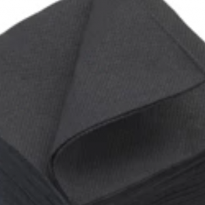 Serviettes 2 plis Tendance 25x25cm noir x 50 unités