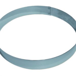 Cercle mousse inox  de 15cm hauteur 4.5