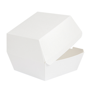 BOÎTES HAMBURGER 'THEPACK'  BLANC CARTON ONDULÉ NANO-MICRO X 50 UNITES – Image 6