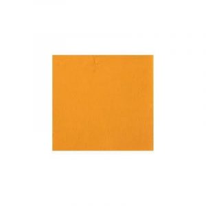 Serviette micro gaufré 25x25cm mandarine x50