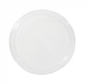 Couvercles plats pour pot rpet recyclé sans trou  x 50 unités