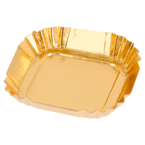 MINI PLATEAUX 2 5,5x5,5 CM OR CARTON X 100 UNITES – Image 2