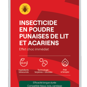 Insecticide en Poudre Punaises de Lit et Acariens UTILISATION À SEC 500gr