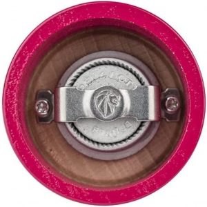 Moulin à poivre manuel en bois laqué, rose bonbon, 10 cm - PEUGEOT – Image 3