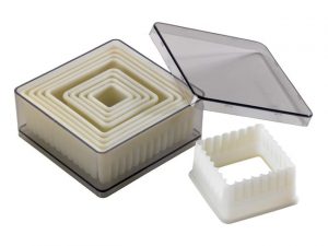 Boîte découpoir carré cannelée  polyglass x9