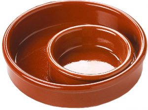 CASSOLETTE TERRE CUITE 27 CL ø 14 CM