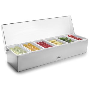 Boîte à condiments Inox