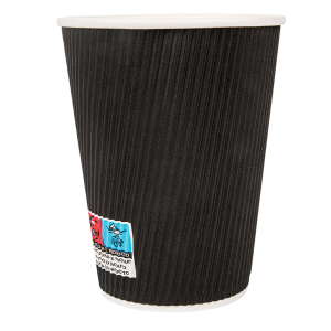 GOBELETS BOISSONS CHAUDES DOUBLE PAROI ONDULÉ 360 ML – Image 3