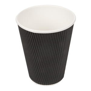 GOBELETS BOISSONS CHAUDES DOUBLE PAROI ONDULÉ 360 ML – Image 4