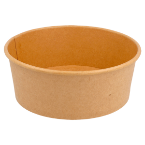POTS SALADIERS 750 ML - Ø 15/12,8x6 CM NATUREL KRAFT X 50 UNITES – Image 3