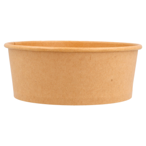POTS SALADIERS 750 ML - Ø 15/12,8x6 CM NATUREL KRAFT X 50 UNITES – Image 2