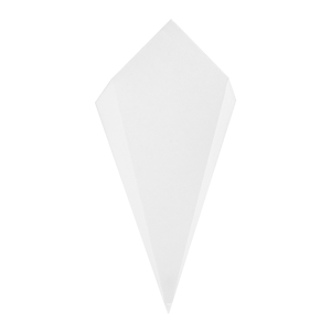 CORNETS FRITES 'THEPACK' 250 G  BLANC CARTON ONDULÉ NANO-MICRO X 200 UNITES – Image 3