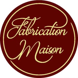 Etiquettes "Fabrication maison" marron x 500 unités