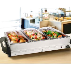 Plaque chauffante avec cuvettes 300W