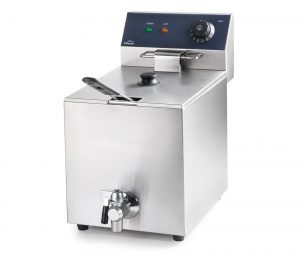 Friteuse avec robinet professionnel 8 L