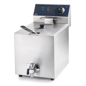 Friteuse avec robinet professionnel 8 L