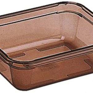 BAC GASTRONORME EN COPOLYESTER FUME - GN 1/2 PROFONDEUR 10 CM ALTO PLUS