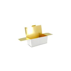 Ballotin monté couleur Blanc contenance 250g - x25 unités