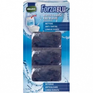 BLOCS WC EAU BLEUE - LOT DE 4