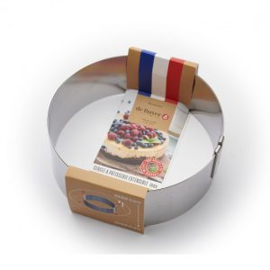Cercle gradué extensible inox Ø18 à 36 cm H.6,5cm