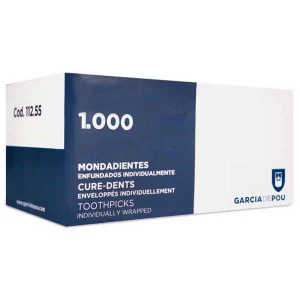CURE-DENTS ENVELOPPÉS INDIVIDUELLEMENT 6,5 CM NATUREL BOIS (1000 UNITÉS) – Image 2