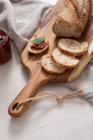 Planche à servir Provence. 48x19,5x1,8cm bois de teck . – Image 3