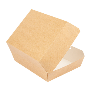 BOÎTES "LUNCH BOX" 'THEPACK'  22,5x17x8,5 CM NOIR CARTON ONDULÉ NANO-MICRO X 50 UNITES – Image 3
