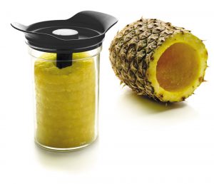 Set de coupe et d'épluchage d'ananas avec base – Image 3