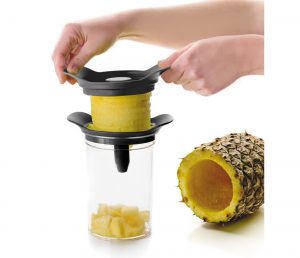 Set de coupe et d'épluchage d'ananas avec base – Image 2
