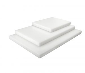 Planche à découper en polyéthylène blanc GN 1/4