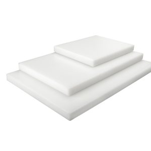 Planche à découper en polyéthylène blanc GN 1/4