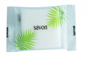 Savonettes 12 grs enveloppées Flowpack x 500 unités