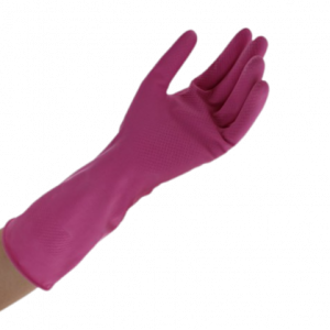 GANT MÉNAGE LATEX ROSE TAILLE M X1 PAIRE