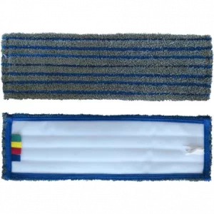 FRANGE LAVAGE MICROFIBRE VELCRO 40 cm AVEC BANDES GRATTANTES