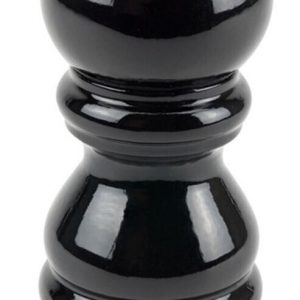 Moulin à sel manuel en bois, u'Select, laqué noir, 12 cm