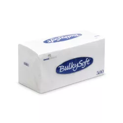 Serviette ouate blanche  1 pli  x 500 unités